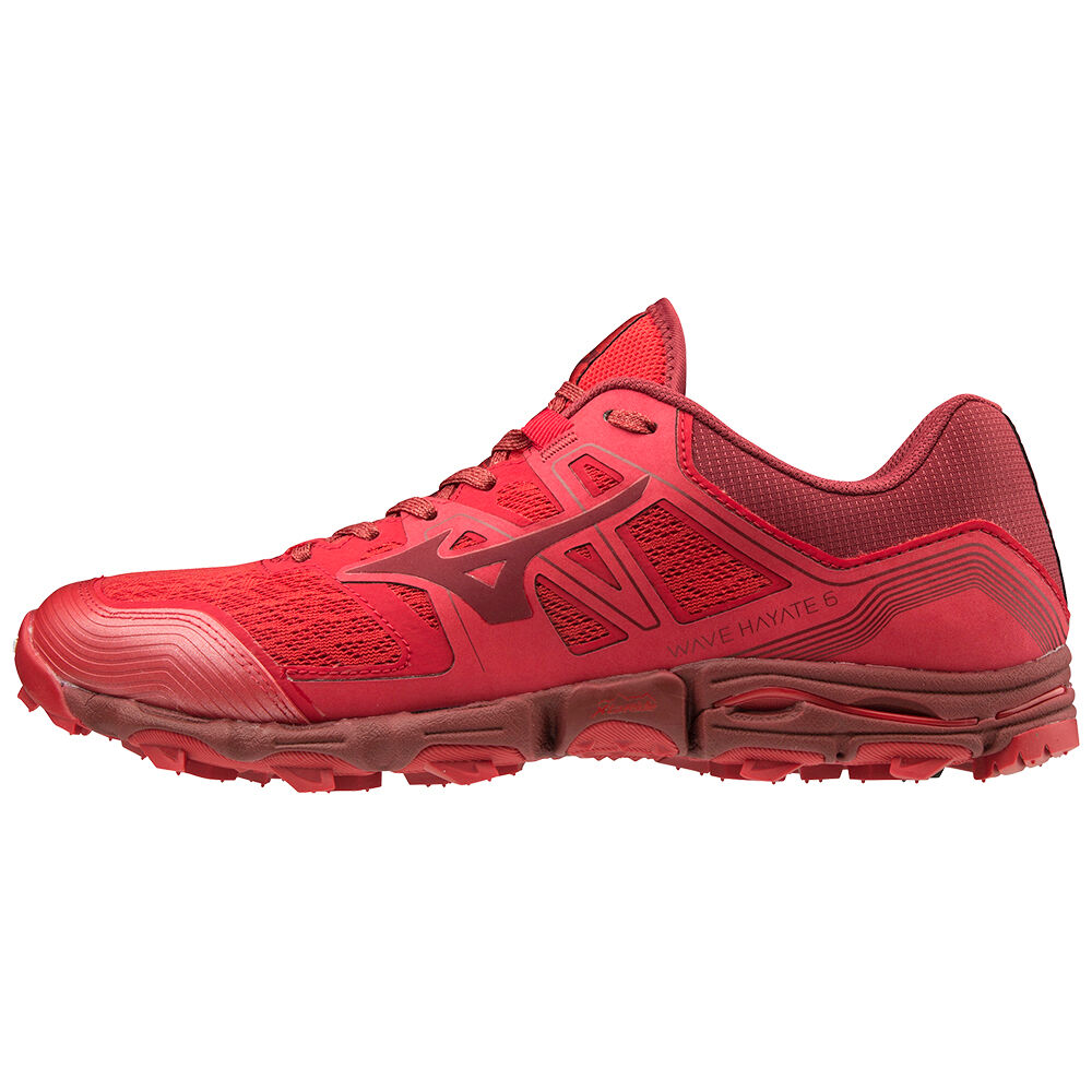 Mizuno Men's Wave Hayate 6 Trail Running Shoes Red (J1GJ207256-VUX)